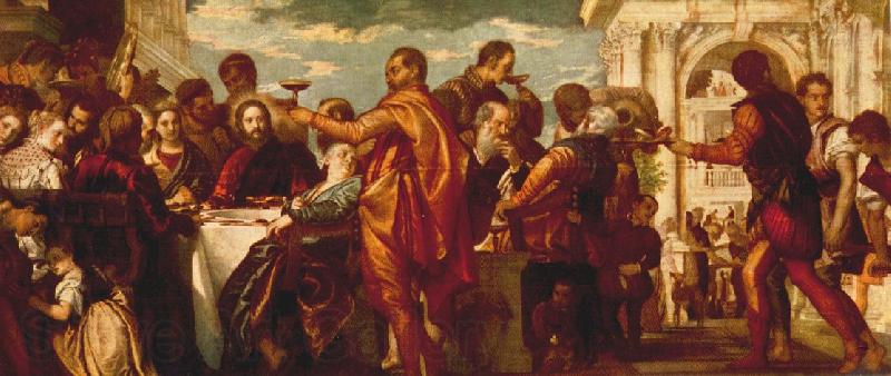 VERONESE (Paolo Caliari) The Marriage at Cana  r Spain oil painting art